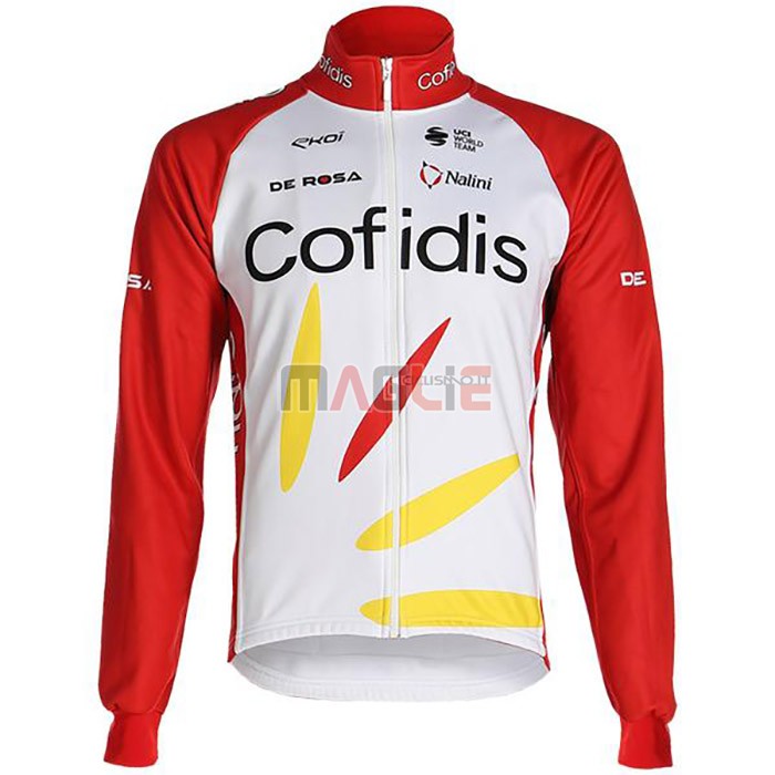 Maglia Cofidis Manica Lunga 2020 Rosso